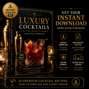 luxury cocktails recipe book – 50 premium alcohol recipes (pdf)